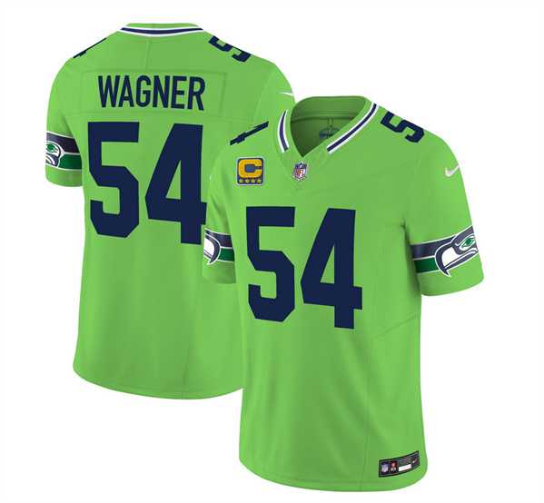 Men & Women & Youth Seattle Seahawks #54 Bobby Wagner 2023 F.U.S.E. With 4-Star C Patch Green Limited Jersey,We sell and wholesale Men & Women & Youth Seattle Seahawks #54 Bobby Wagner 2023 F.U.S.E. With 4-Star C Patch Green Limited Jersey on line form chian!